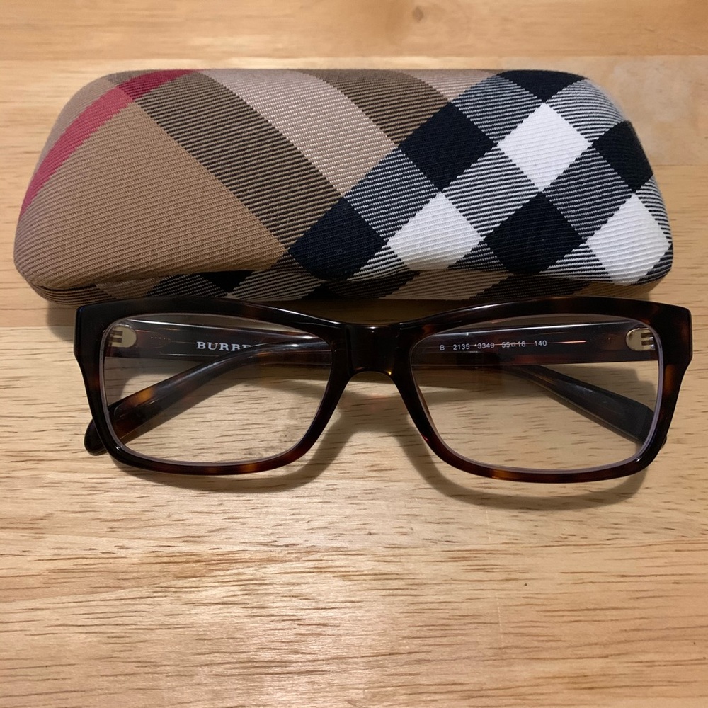 BURBERRY Prescription Brown Eyeglasses